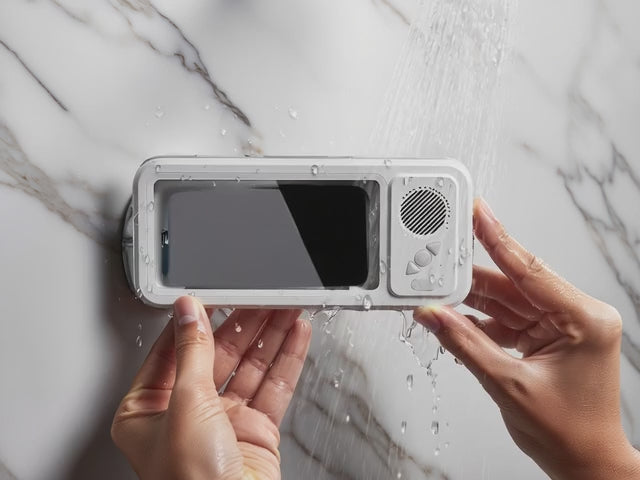 Estuche Impermeable Bluetooth para Celular para ducha